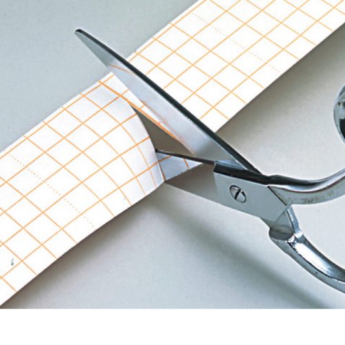 Paper liner with a grid pattern makes easy to cut